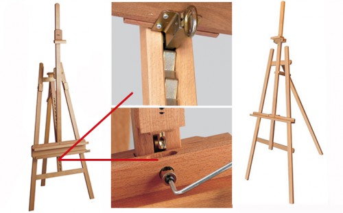 Филиппе: настольный мольберт для рисования - купить недорогой мольберт