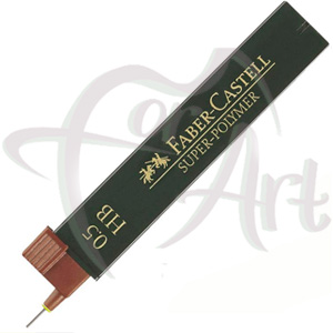 Стержни для механического карандаша 0,5мм Faber-Castell-2B/ 12шт