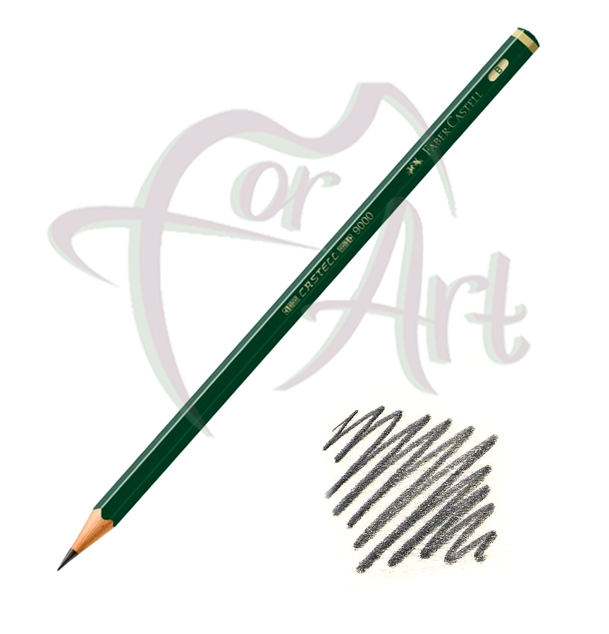 Карандаш чернографитный профессиональный Faber-castell Castell-9000 B