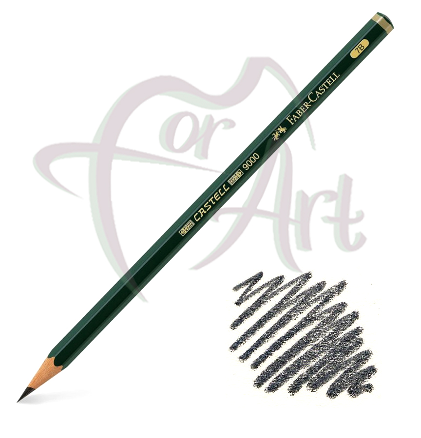 Карандаш чернографитный профессиональный Faber-castell Castell-9000 7B