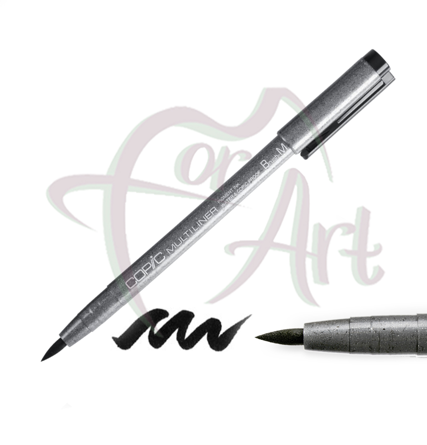 Черный линер Copic -BRUSH M