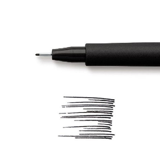 Капиллярная ручка Faber-Castell PITT ARTIST PEN на чернильной основе S (0,3мм)- чёрная