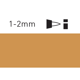 Маркер на водной основе C.Kreul Art Pen fine с тонким круглым наконечником, ширина линии 1-2мм/золото