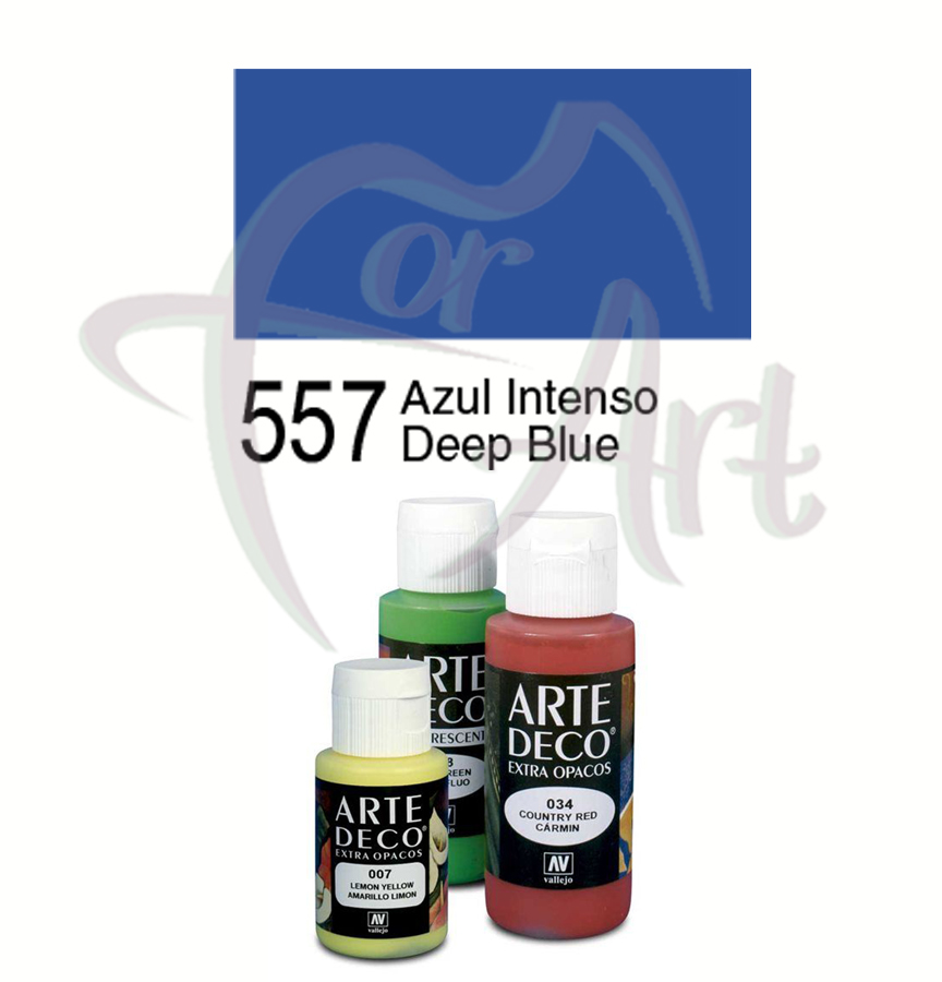 Патинирующая краска Vallejo ArteDeco Темно-синяя глазурь/б.60мл