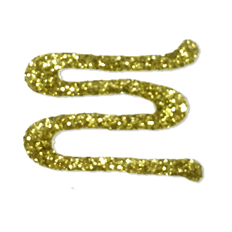 Контур с блёстками Ferrario Craft 3D Glitter №13- золото/т.20мл