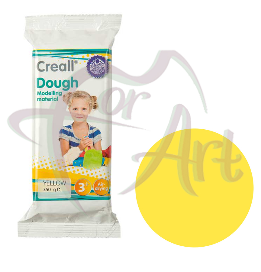 Самоотверждаемая масса для лепки Creall Havo Dough- жёлтая/350гр