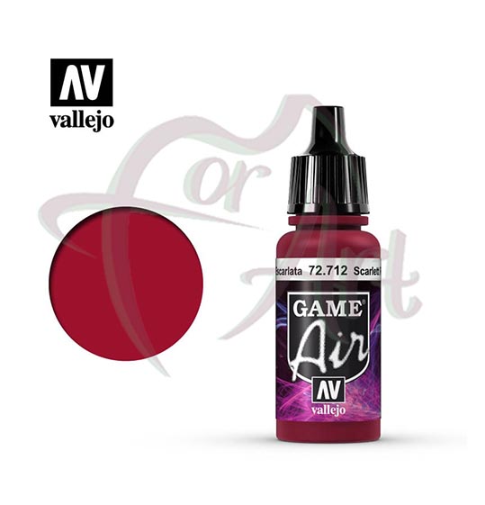Краска для моделизма Game Air Vallejo на акриловой основе- красный Scarlett/б.17мл