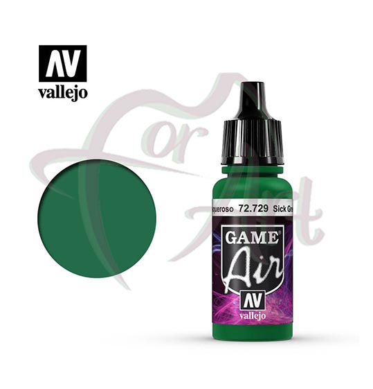 Краска для моделизма Game Air Vallejo на акриловой основе- бледный зеленый/б.17мл