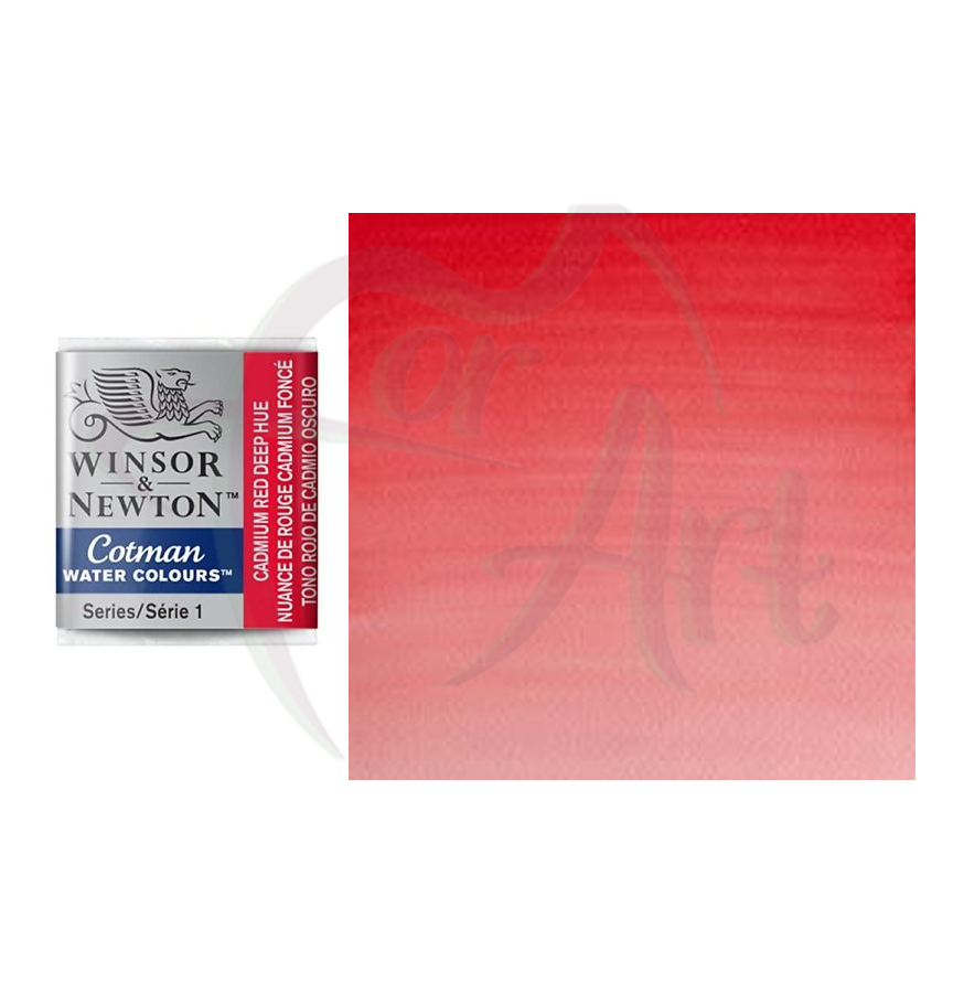 Акварель Cotman Winsor Newton - кадмий красный насыщенный