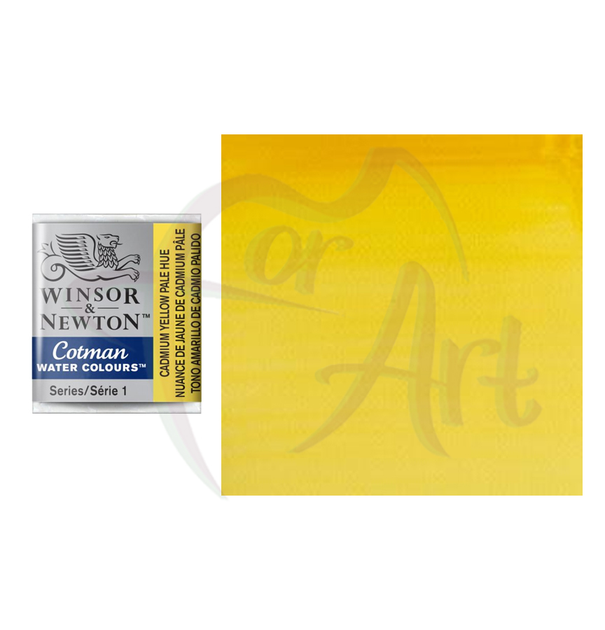 Акварель Cotman Winsor Newton - кадмий желтый светлый