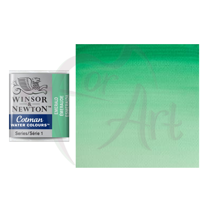 Акварель Cotman Winsor Newton - изумрудный