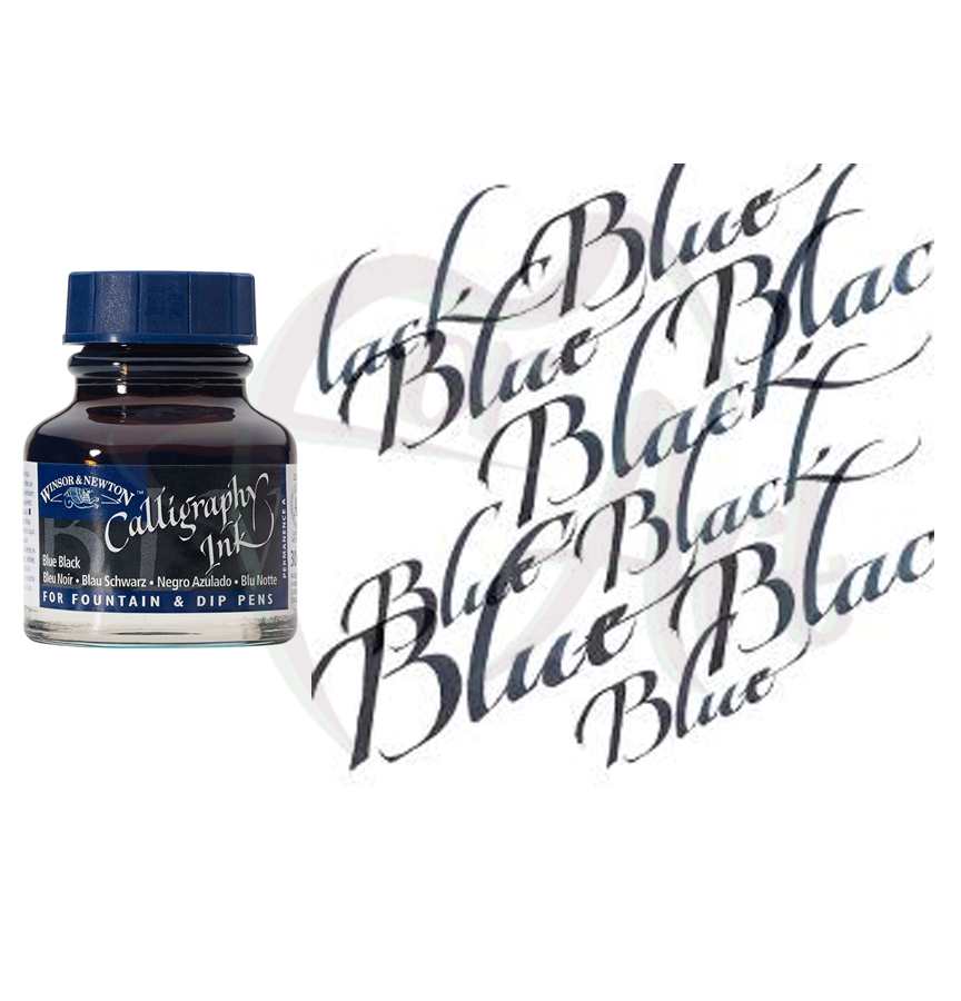 Тушь для каллиграфии WINSOR NEWTON Calligraphy Inks - виноградный черный / б.30 мл