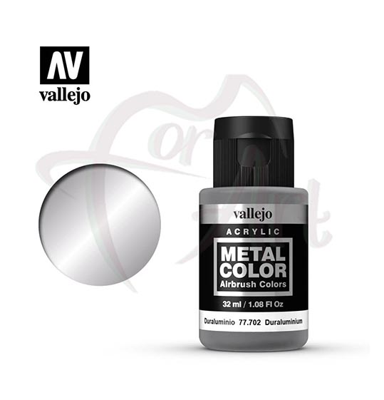 Краска для моделизма Vallejo Metal Color на водной основе- дюралюминий/б.32мл