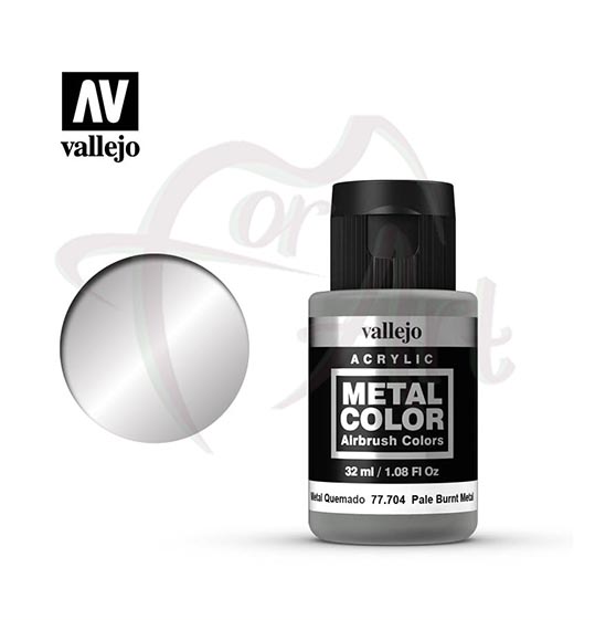 Краска для моделизма Vallejo Metal Color на водной основе- металл жженый палевый/б.32мл