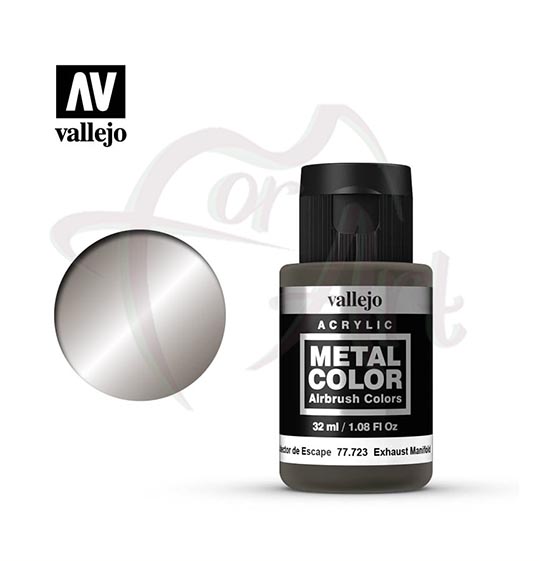 Краска для моделизма Vallejo Metal Color на водной основе-выхлопная труба/б.32мл