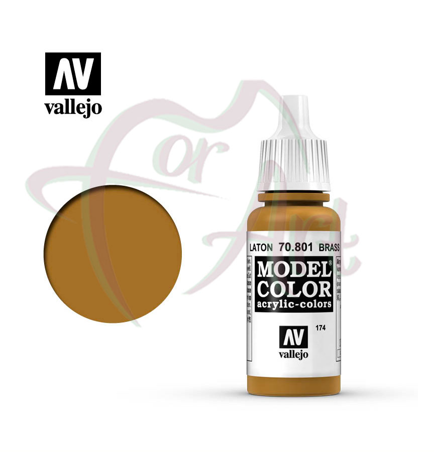 Краска для моделизма Vallejo Model Color на акриловой основе- латунь/б.17 мл