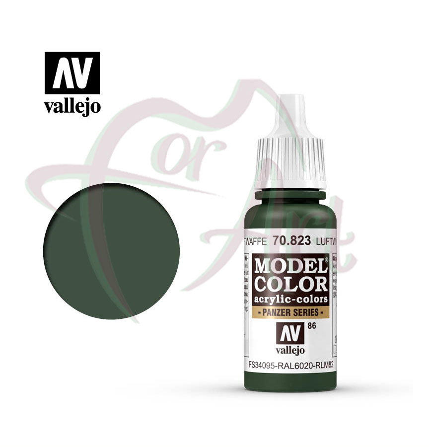 Краска для моделизма Vallejo Model Color на акриловой основе- зеленый люфтваффе/б.17 мл