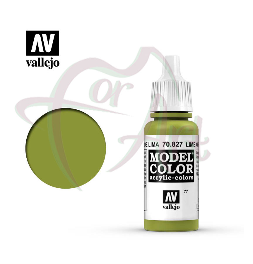 Краска для моделизма Vallejo Model Color на акриловой основе- зеленый лимон/б.17 мл