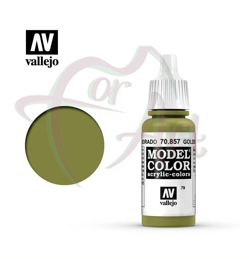 Краска для моделизма Vallejo Model Color на акриловой основе- золотисто-оливковый/б.17 мл