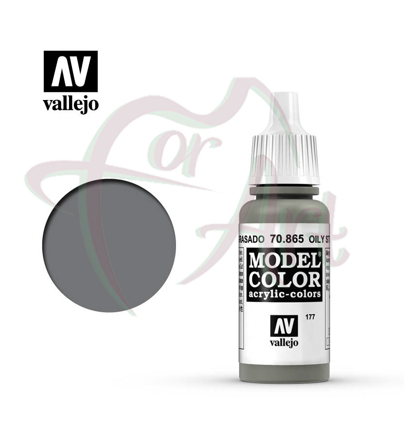 Краска для моделизма Vallejo Model Color на акриловой основе- замасленная сталь/б.17 мл