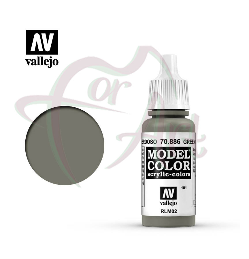 Краска для моделизма Vallejo Model Color на акриловой основе- серо-зеленый/б.17 мл
