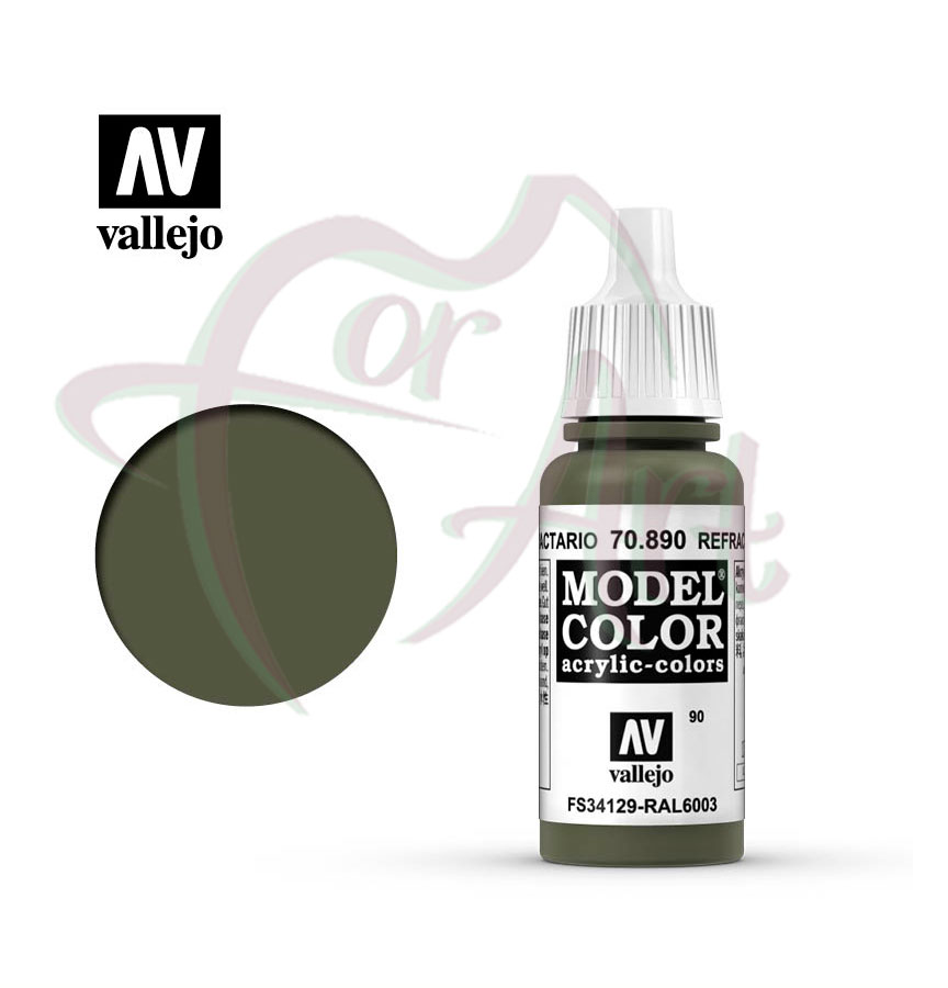 Краска для моделизма Vallejo Model Color на акриловой основе- защитный зеленый темный/б.17 мл