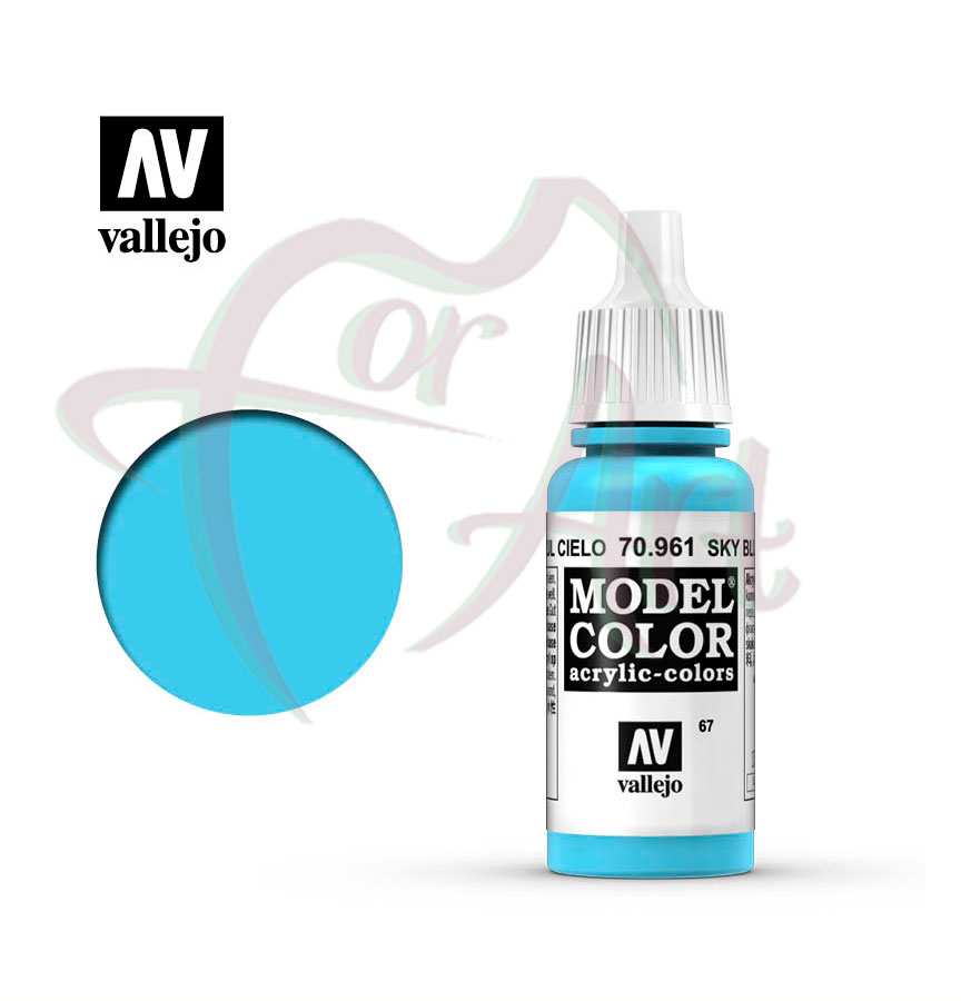 Краска для моделизма Vallejo Model Color на акриловой основе- небесный голубой/б.17 мл