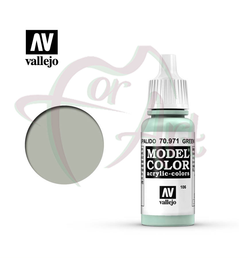 Краска для моделизма Vallejo Model Color на акриловой основе- серо-зеленый пастельный/б.17 мл
