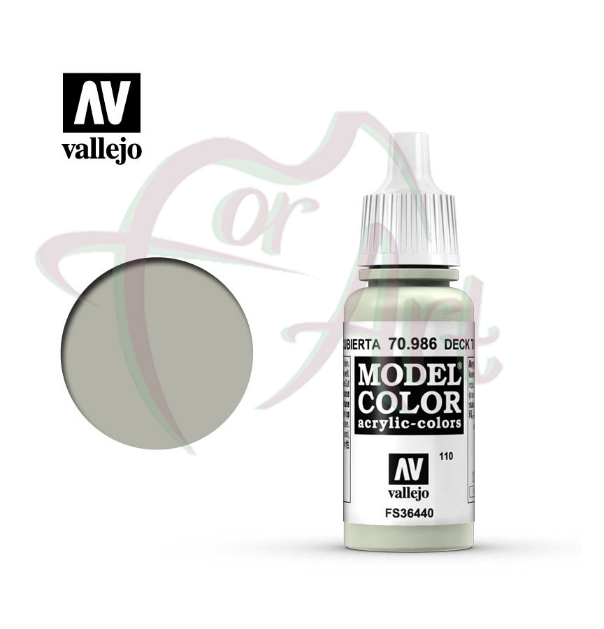 Краска для моделизма Vallejo Model Color на акриловой основе- серый бронзовый/б.17 мл