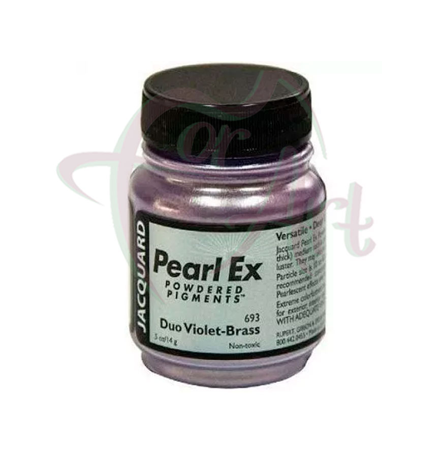 Пигмент металлический Jacquard Pearl Ex №693/Фиолетово-латунный/б.14г