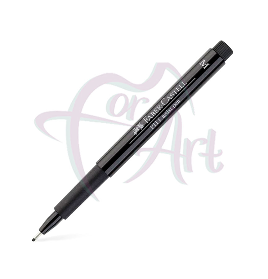 Капиллярная ручка Faber-Castell PITT ARTIST PEN на чернильной основе М (0,7мм)- чёрная