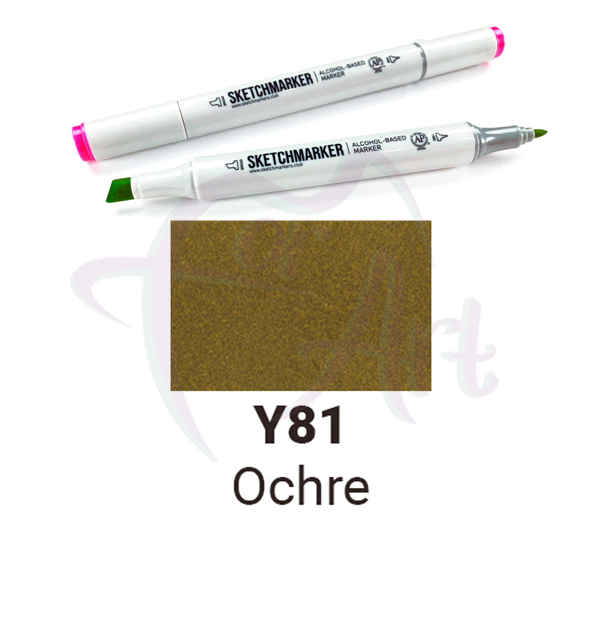 Маркер двухсторонний Sketchmarker на спиртовой основе-Y81 Охра