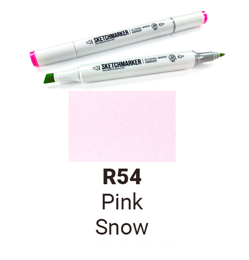 Маркер двухсторонний Sketchmarker на спиртовой основе-R54 Розовый снег