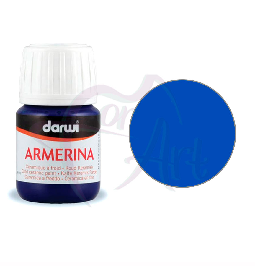 Краска по холодной керамике Armerina Darwi- синий тёмный/б.30мл