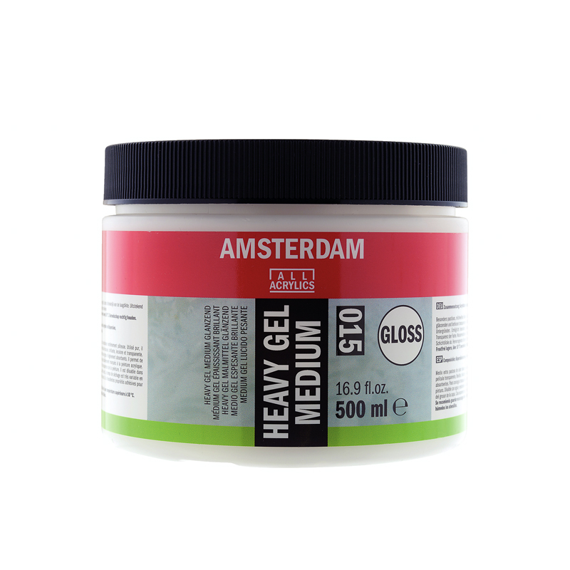 Медиум гель для акрила Amsterdam Heavy Gel Medium Gloss (015)- прочный глянцевый/б.500мл