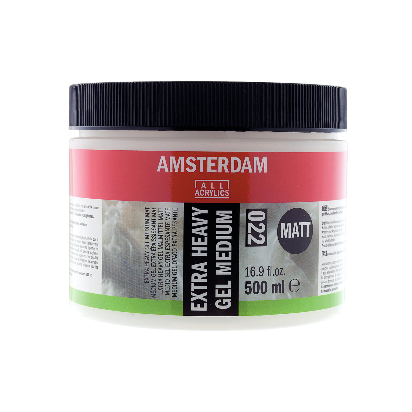 Медиум гель для акрила Amsterdam Extra Heavy Gel Medium Matt (022)- экстра прочный матовый/б.500мл