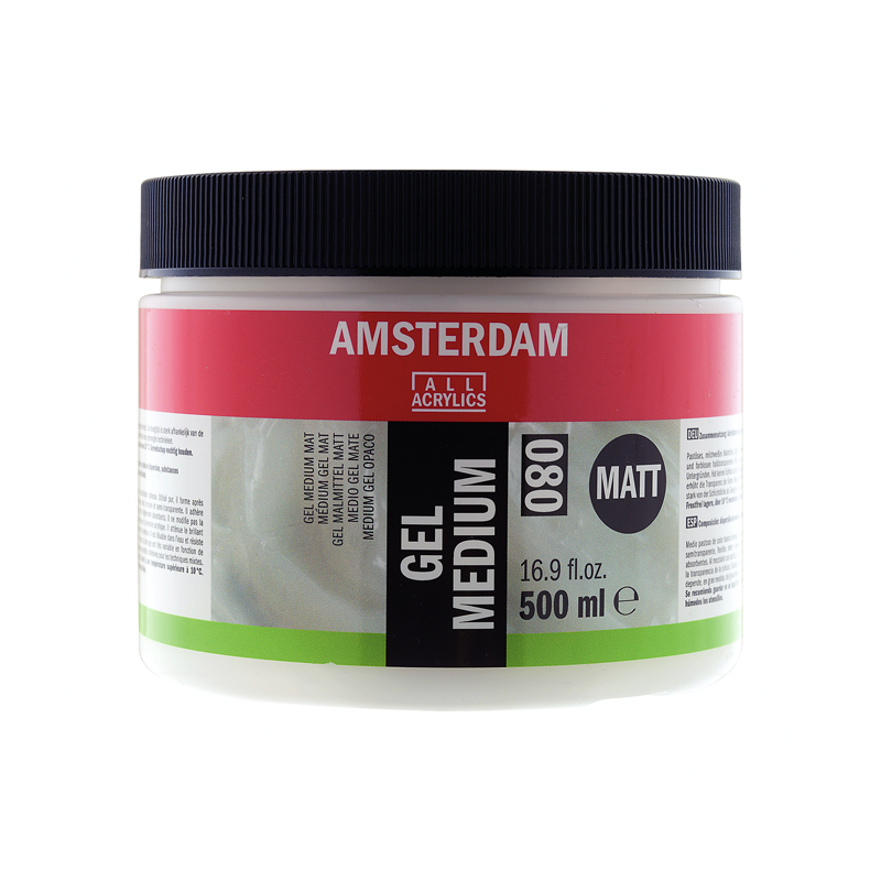 Медиум гель для акрила Amsterdam Gel Medium Matt (080)- матовый/б.500мл