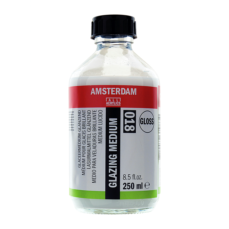 Медиум гель для акрила Amsterdam Glazing Medium Gloss (018) лессировочный глянцевый/б.250мл