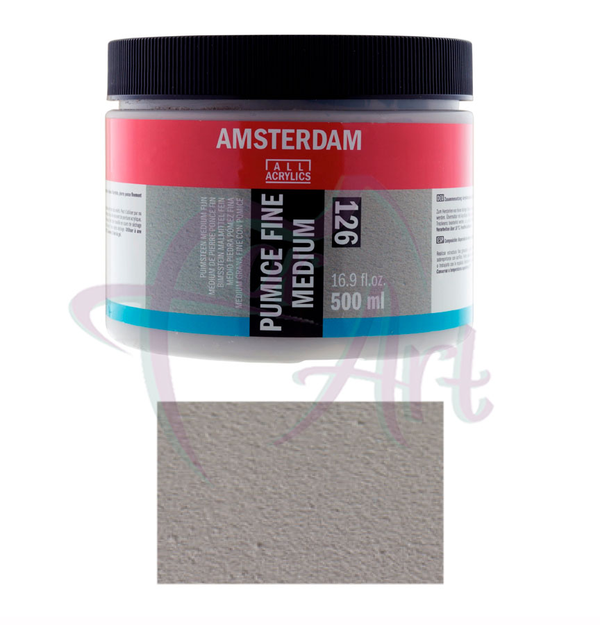 Паста для придания мелкозернистой структуры Amsterdam Pumice Fine Medium (126)/б.500мл