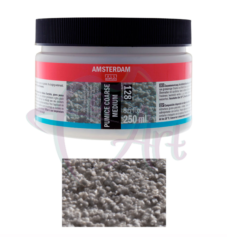 Паста для придания крупнозернистой структуры Amsterdam Pumice Coarse Medium (128)/б.250мл