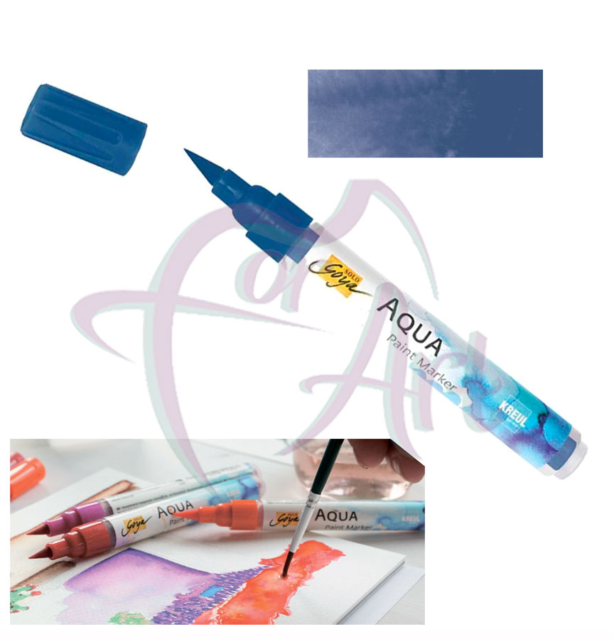 Акварельный маркер Solo Goya Aqua Paint Marker- индиго