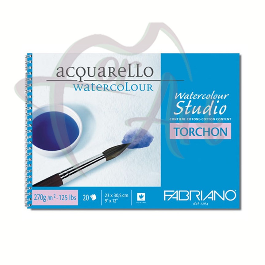 Бумага для акварели Fabriano Watercolour Studio Torchon 270гр