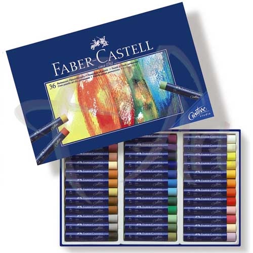 Набор масляной пастели Faber-castell Creative Studio 36 цветов D11мм в картонной коробке