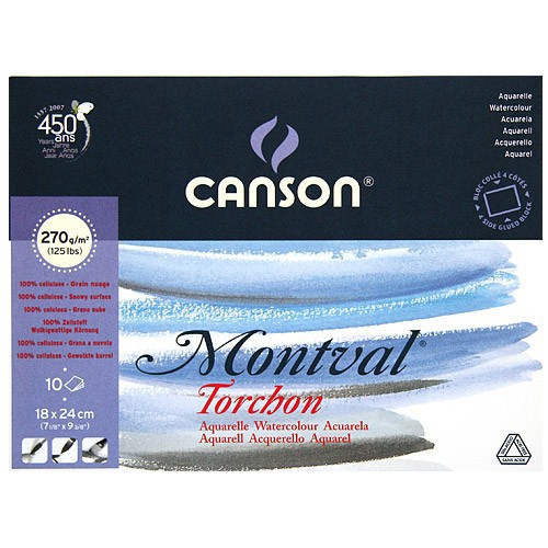 Бумага для акварели Canson Montval Watercolor Torchon/270гр