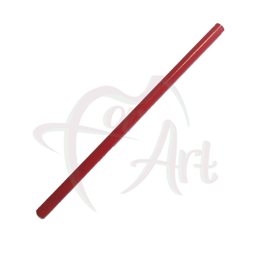 Карандаш перманентный для письма по стеклу, пластику, фарфору и др. поверхностям, цвет грифеля - красный