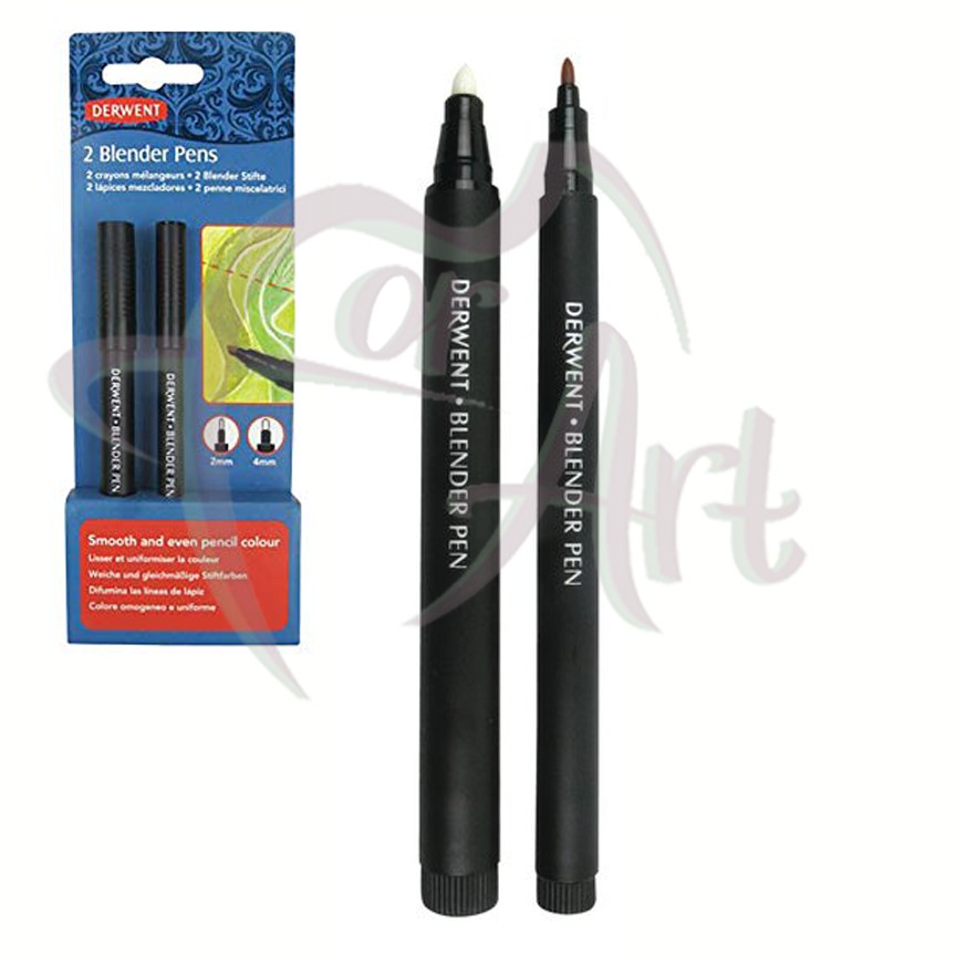 Набор растушёвок Derwent Blender Pens с наконечниками 2 и 4мм/2шт в блистере