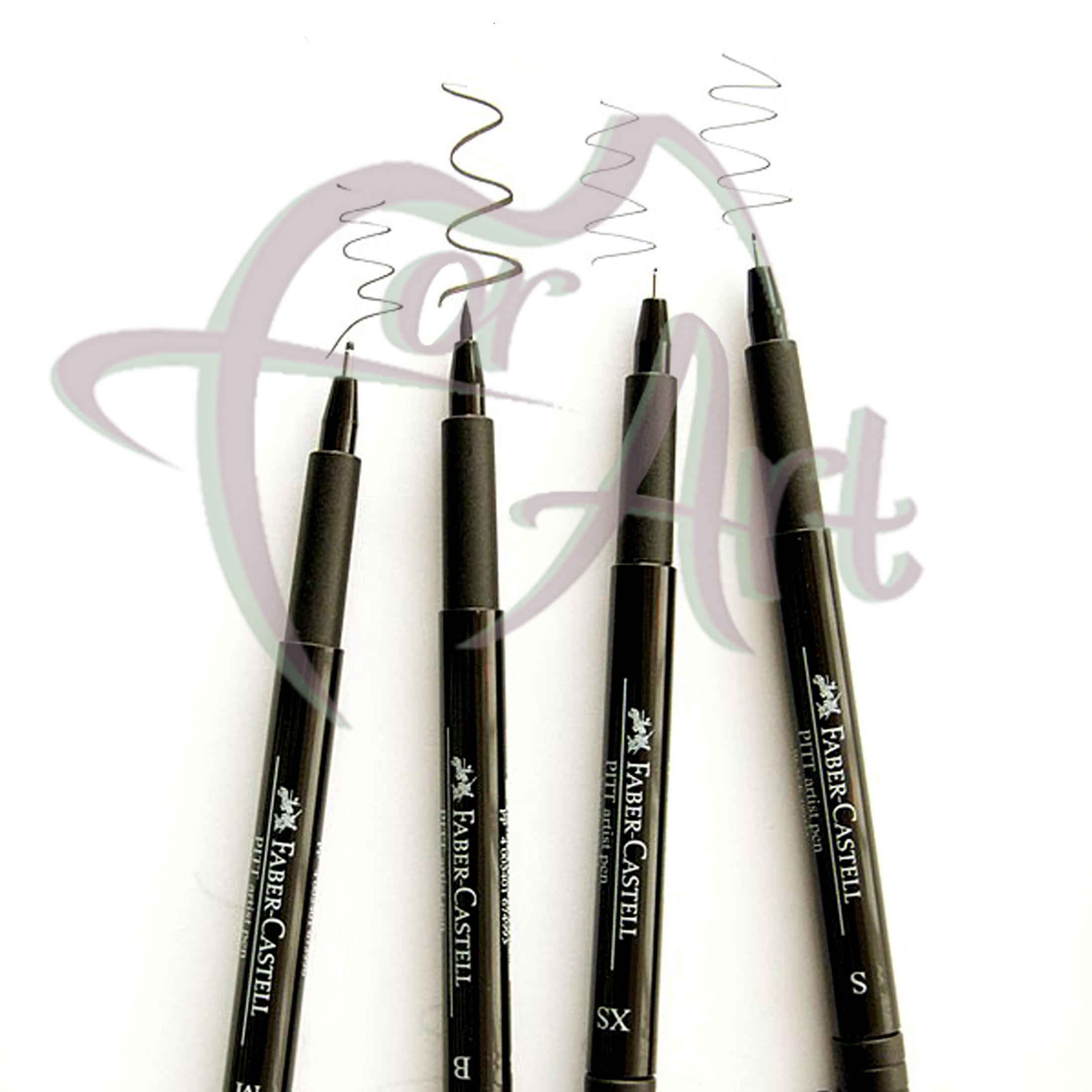 Капиллярные ручки для каллиграфии на чернильной основе Faber-Castell Pitt Artist Pen