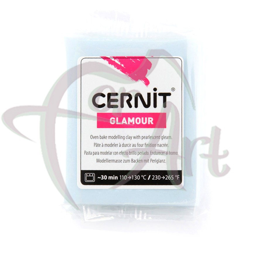 Полимерная глина Cernit Glamour/№200- синий (56гр)