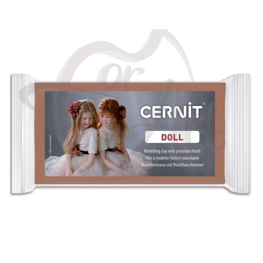 Полимерная глина для изготовления кукол Cernit Doll/№054- карамель (500гр)