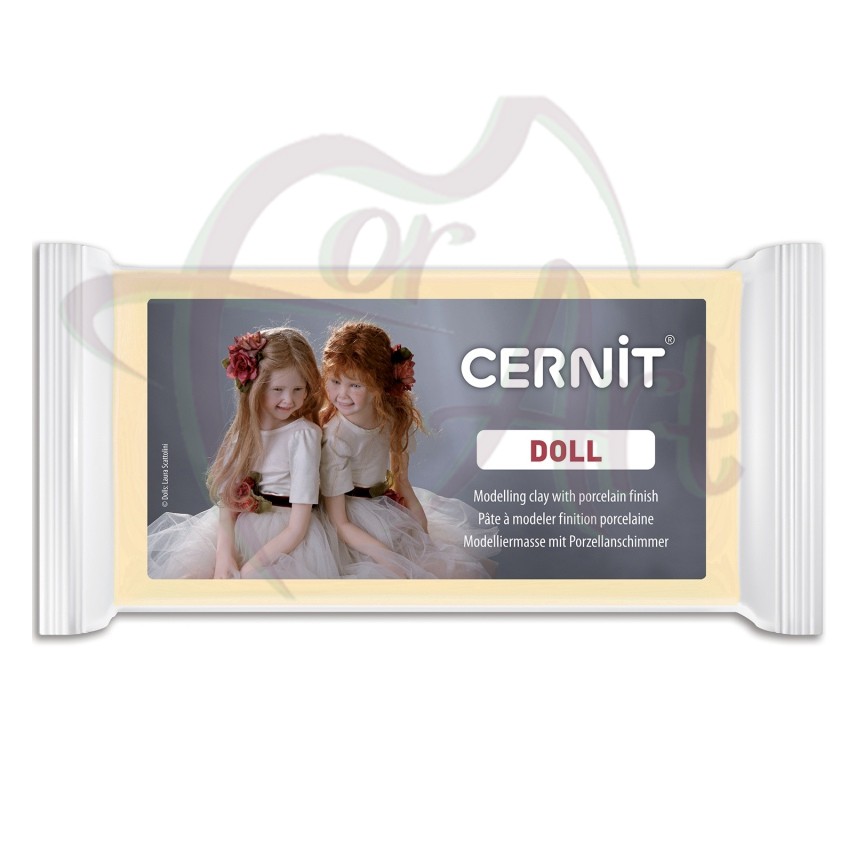 Полимерная глина для изготовления кукол Cernit Doll/№055- миндаль (500гр)